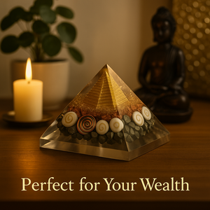 Money Magnet Pyrite Pyramid