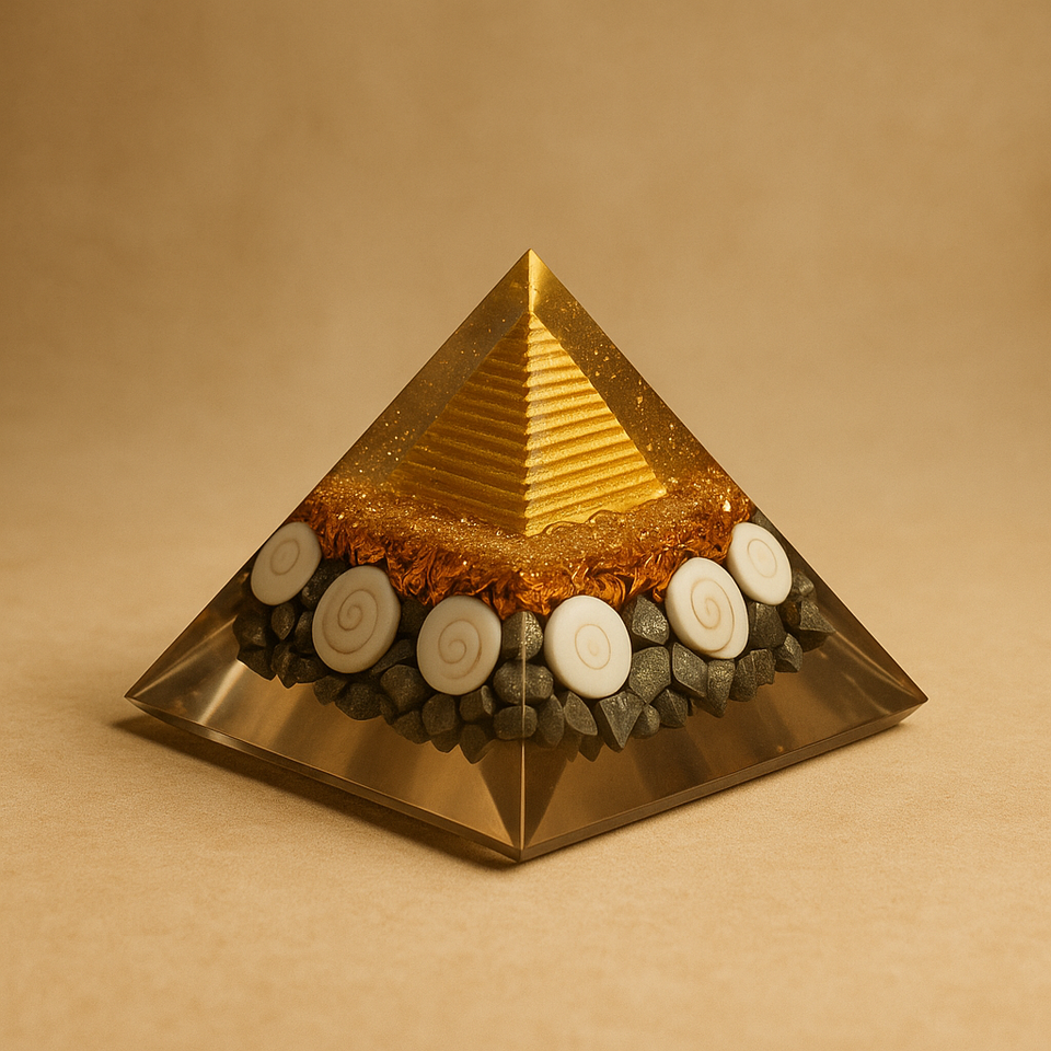 Money Magnet Pyrite Pyramid